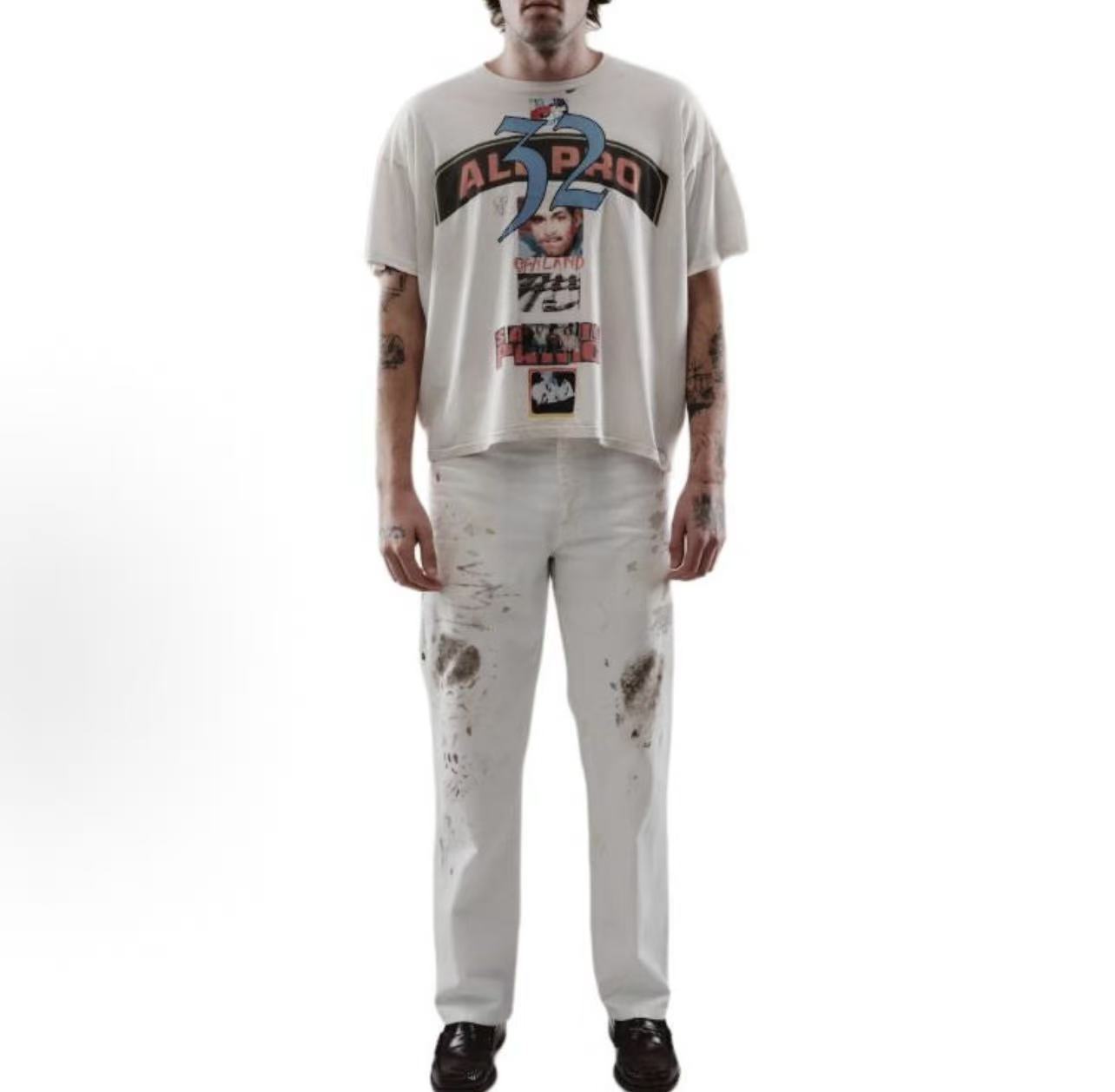 Paly Hollywood Creative Line Graphic T-Shirt