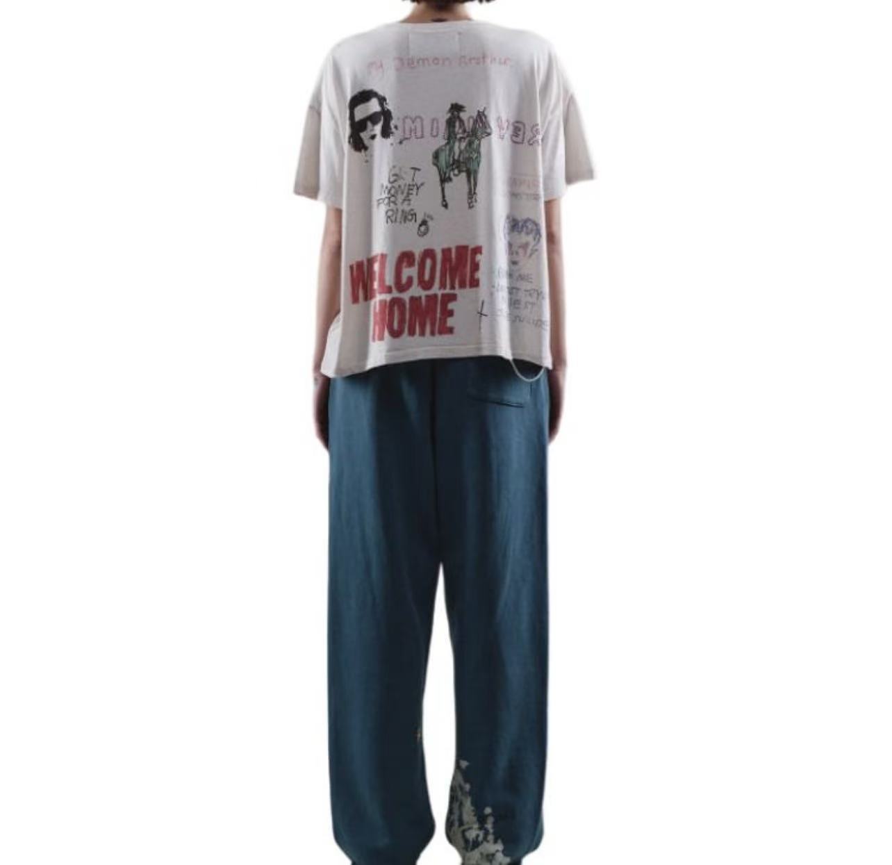 Paly Hollywood Graphic Print Vintage T-Shirt