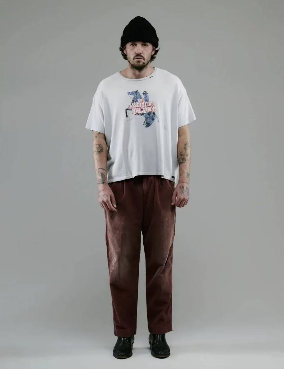 Paly Hollywood Vintage Washed Graphic T-Shirt