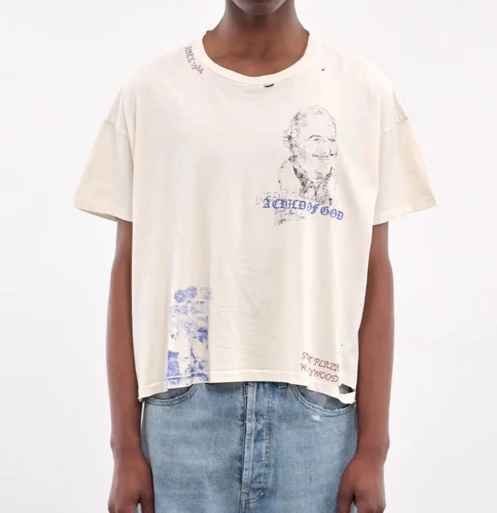 Paly Hollywood Artistic Line Graphic T-Shirt