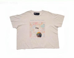 Paly Hollywood Minimal Graphic Casual T-Shirt