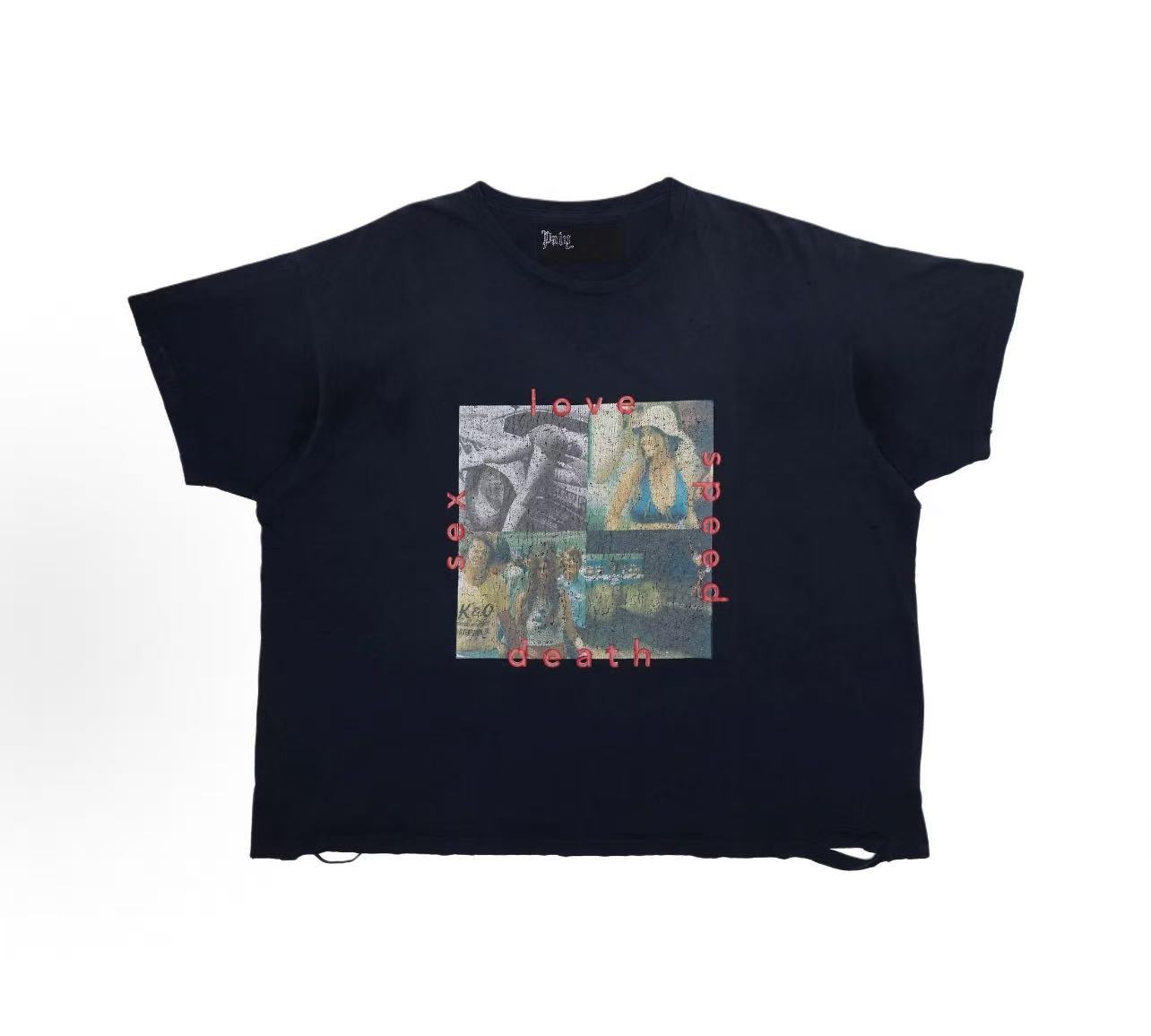 Paly Hollywood Washed Graphic Print T-Shirt