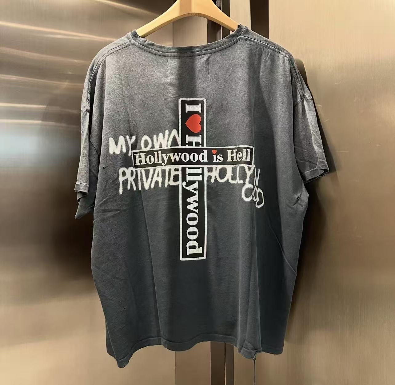 Paly Hollywood Framed Graphic Washed T-Shirt