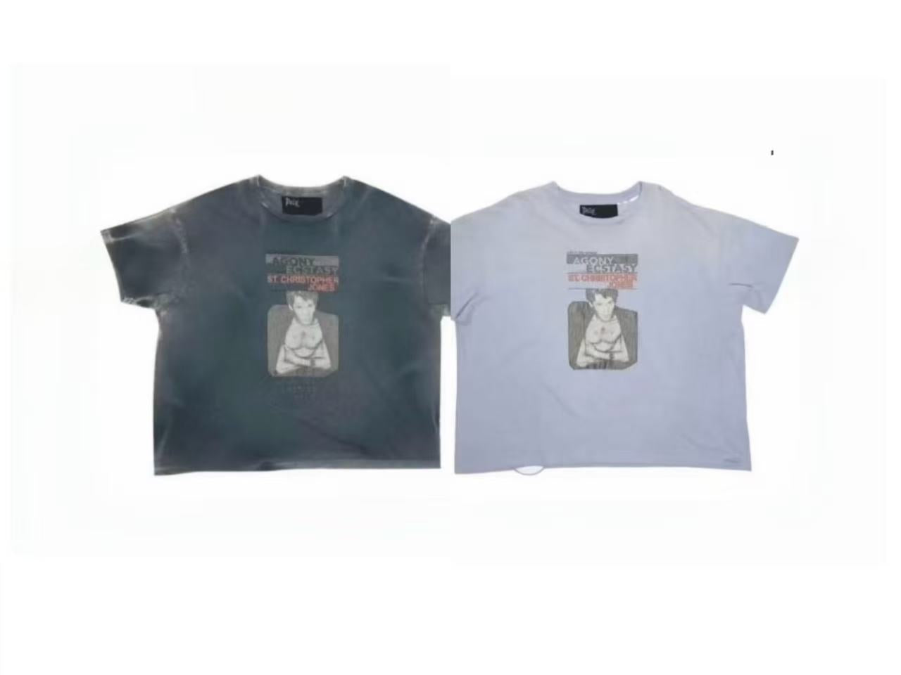 Paly Hollywood Two-Tone Washed Graphic T-Shirt