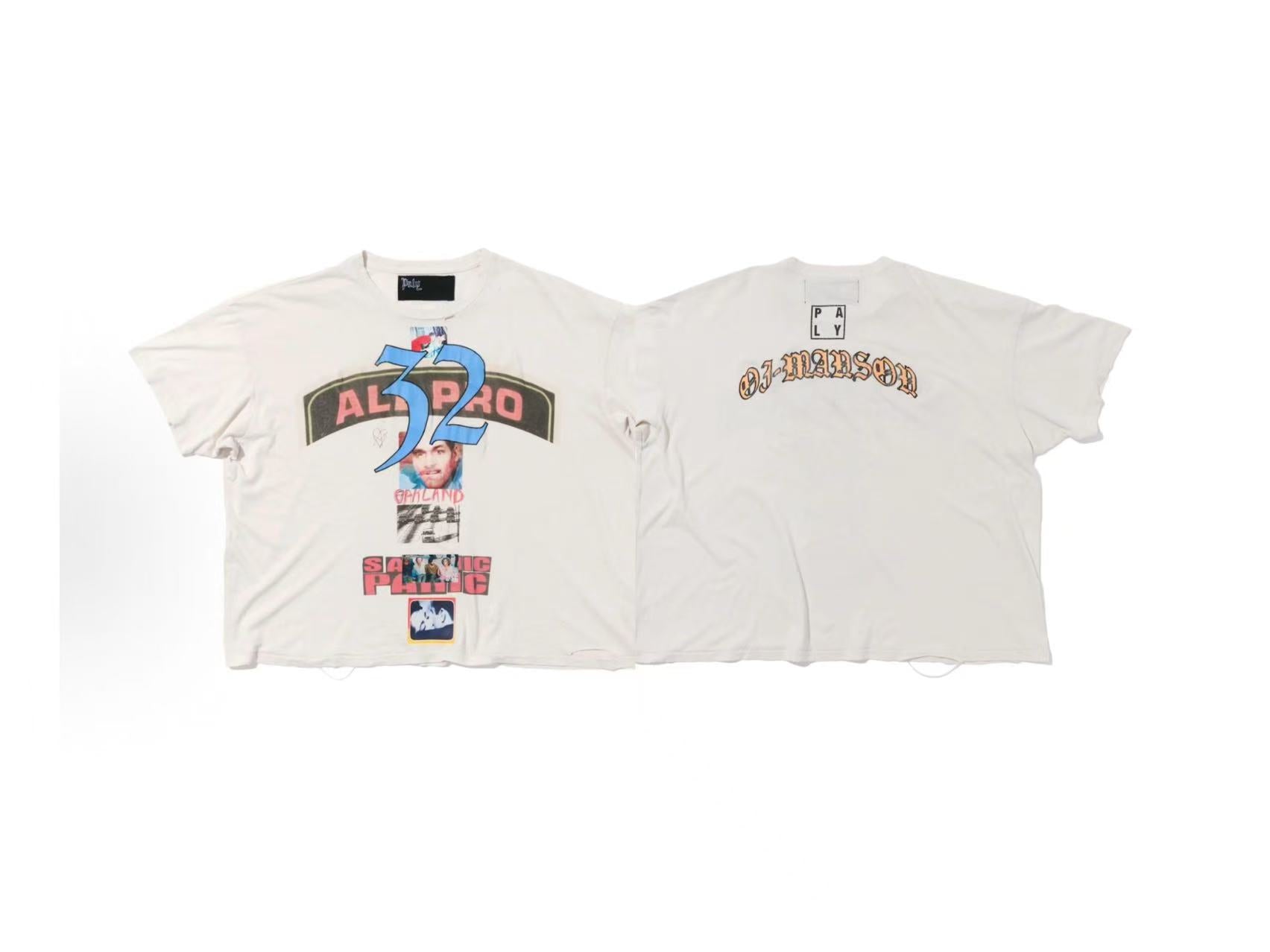 Paly Hollywood Creative Line Graphic T-Shirt