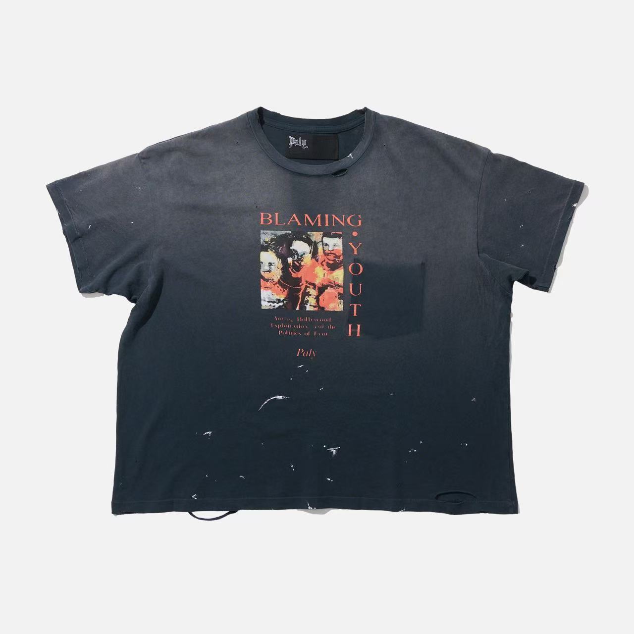 Paly Hollywood Distressed Washed T-Shirt