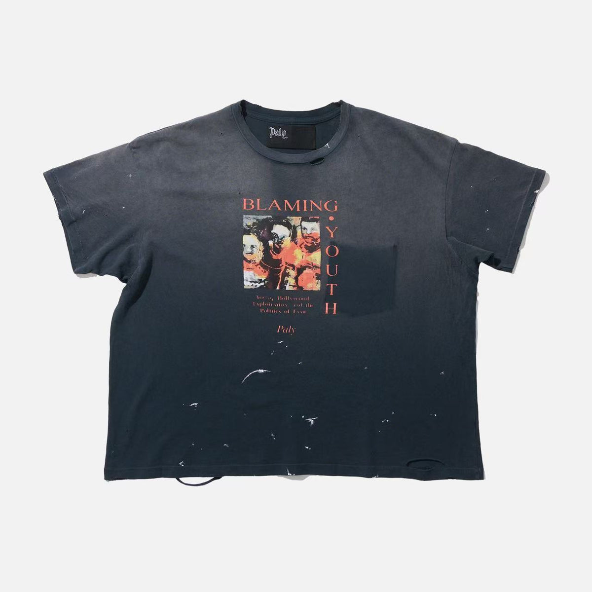 Paly Hollywood Distressed Washed T-Shirt