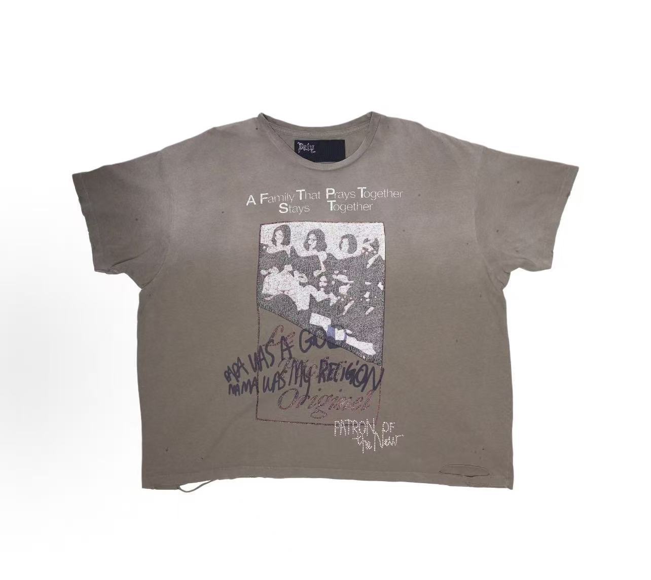 Paly Hollywood Vintage Wash Portrait Graphic T-Shirt