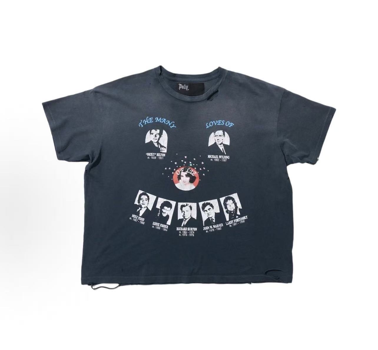 Paly Hollywood Graphic Print Washed T-Shirt