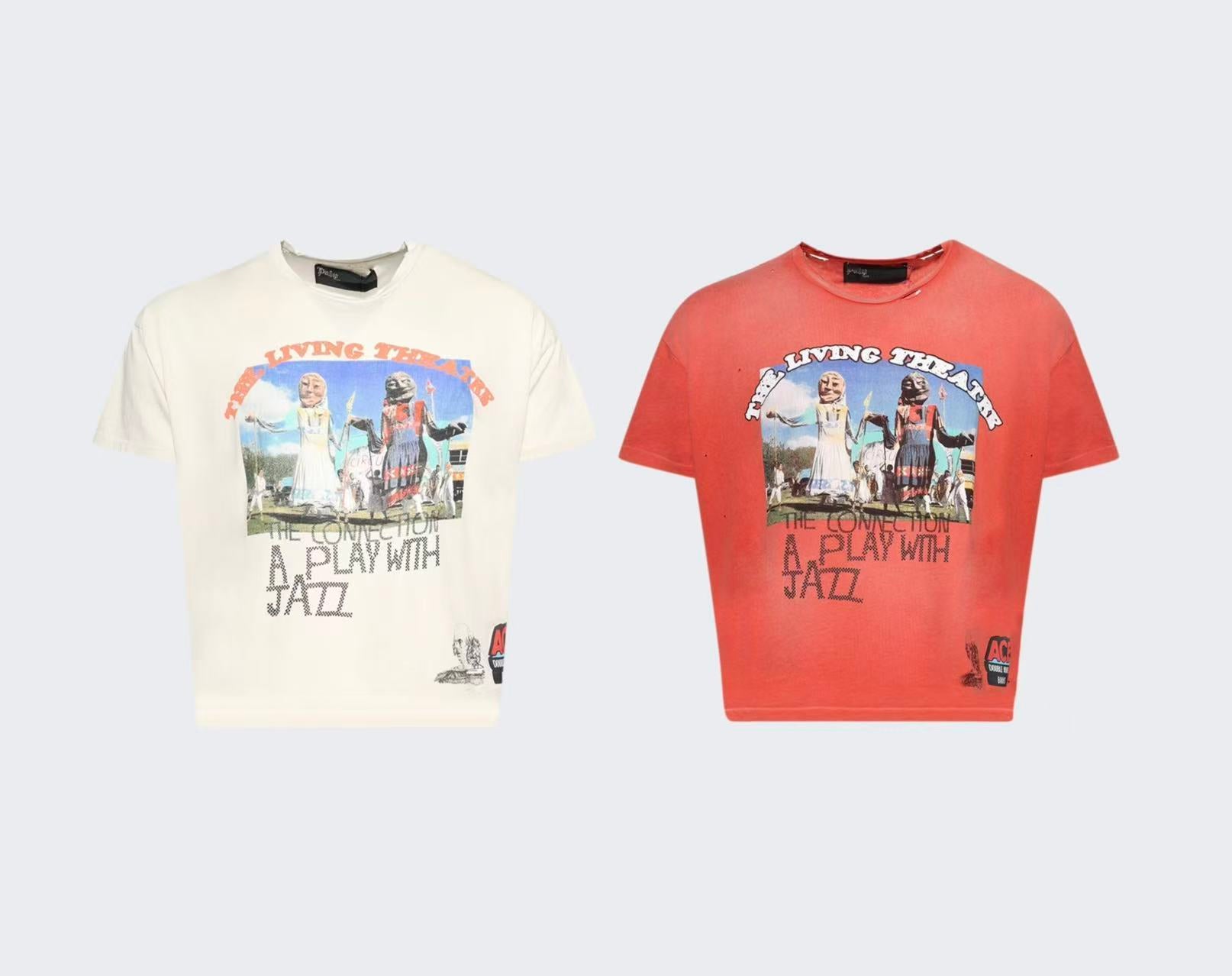 Paly Hollywood Contrast Trim Graphic T-Shirt