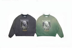 Paly Hollywood Minimal Logo Graphic Crewneck Sweatshirt