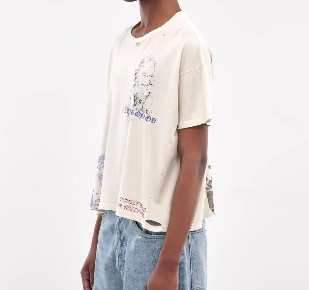 Paly Hollywood Artistic Line Graphic T-Shirt