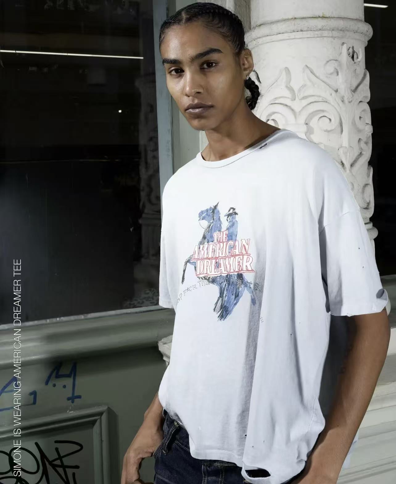 Paly Hollywood Vintage Washed Graphic T-Shirt