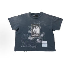 Paly Hollywood Distressed Washed Graphic T-Shirt