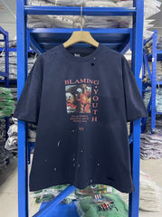 Paly Hollywood Distressed Washed T-Shirt
