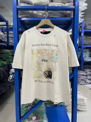 Paly Hollywood Minimal Graphic Casual T-Shirt