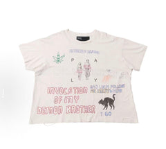 Paly Hollywood Graphic Print Vintage T-Shirt