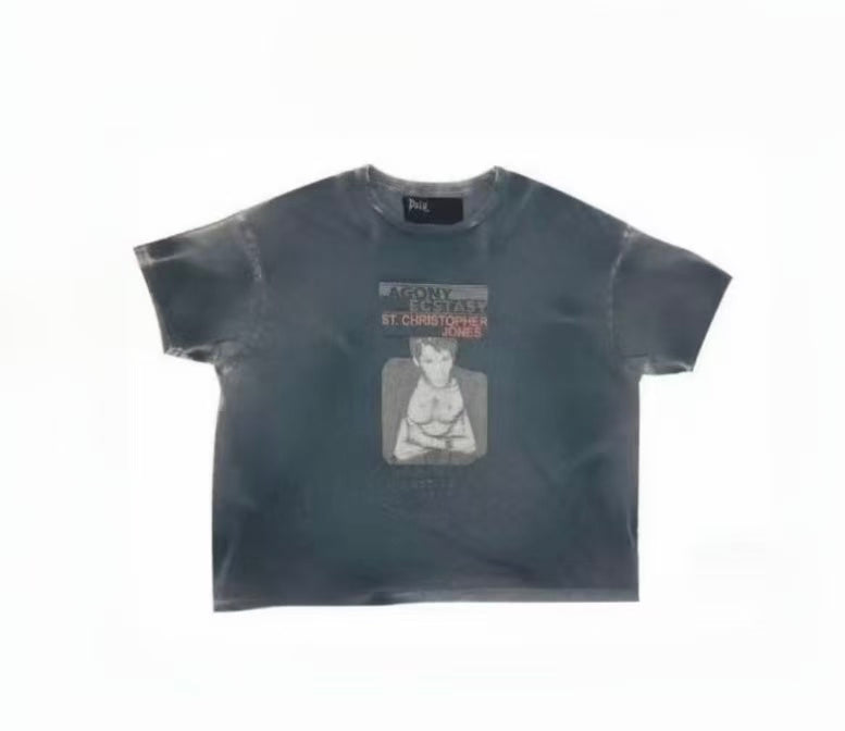 Paly Hollywood Two-Tone Washed Graphic T-Shirt