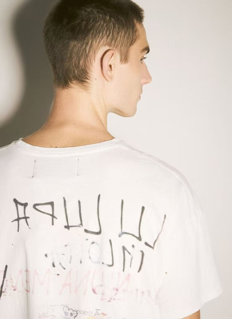 Paly Hollywood Handwritten Graphic Print T-Shirt