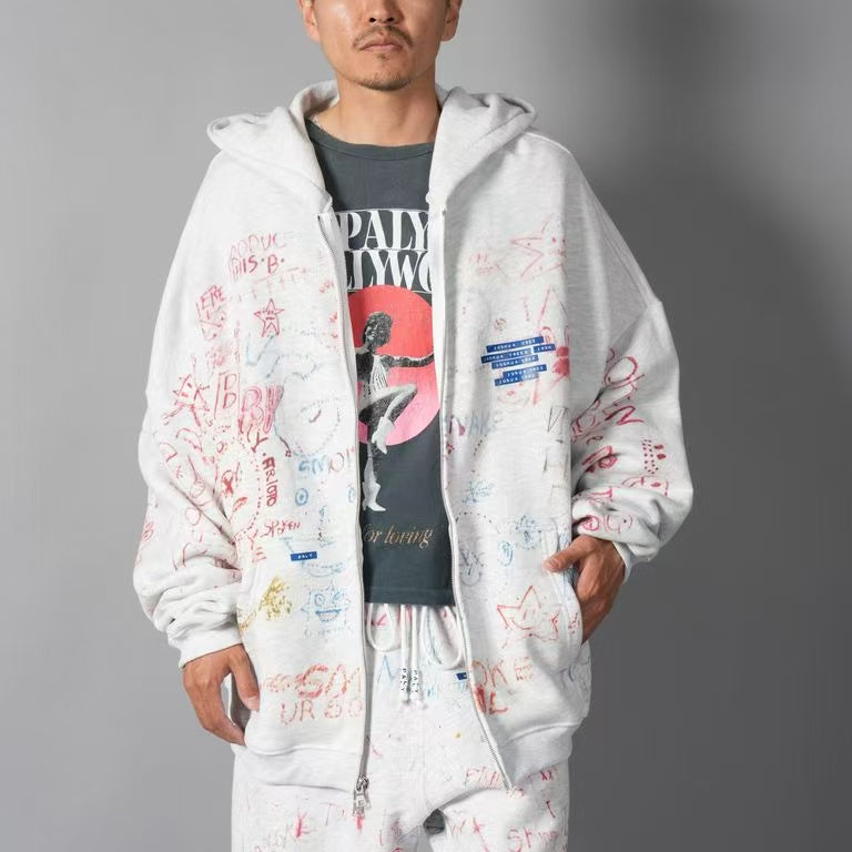 Paly Hollywood Heather Graphic Pullover Hoodie