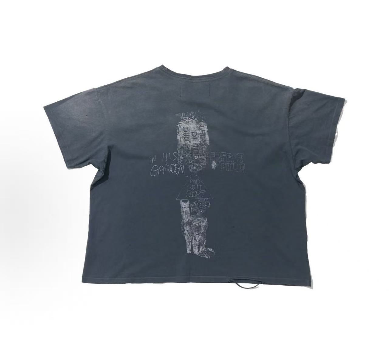 Paly Hollywood Distressed Washed Graphic T-Shirt