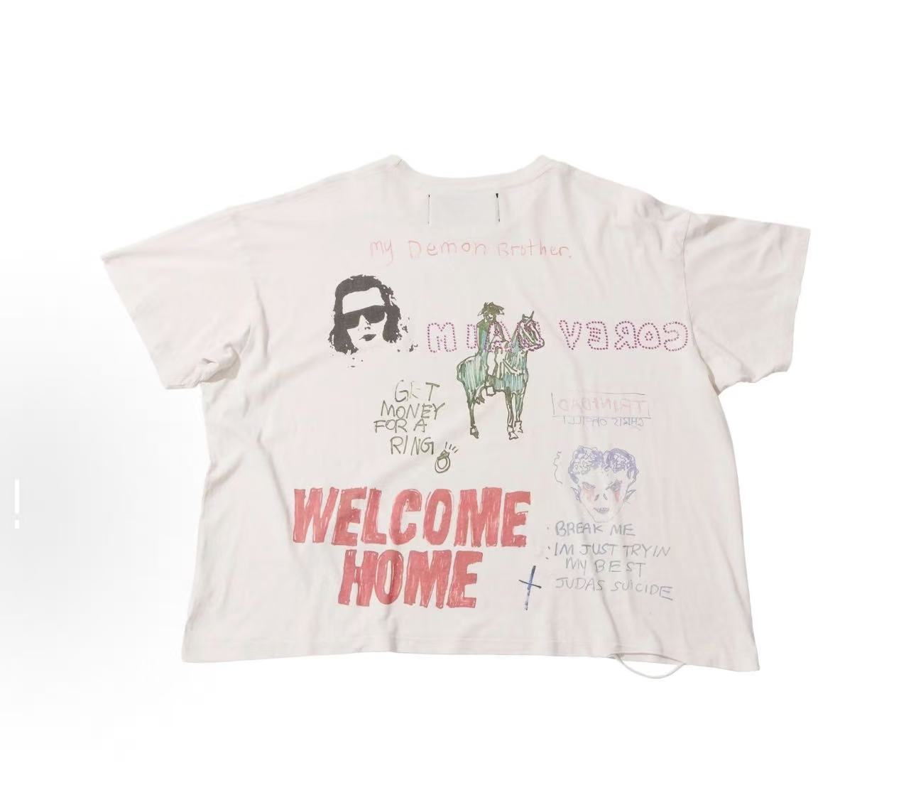 Paly Hollywood Graphic Print Vintage T-Shirt