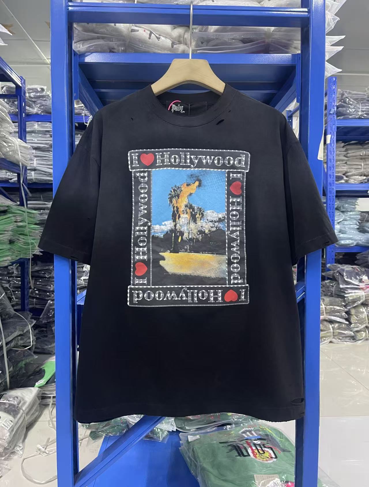 Paly Hollywood Framed Graphic Washed T-Shirt