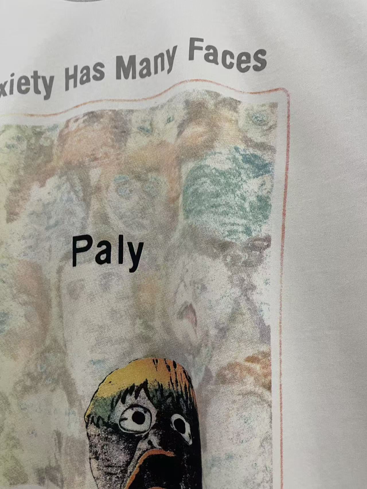 Paly Hollywood Minimal Graphic Casual T-Shirt