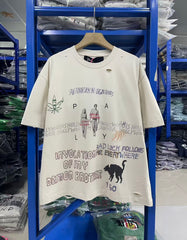 Paly Hollywood Graphic Print Vintage T-Shirt