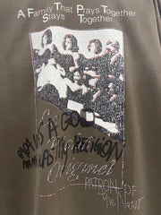 Paly Hollywood Vintage Wash Portrait Graphic T-Shirt