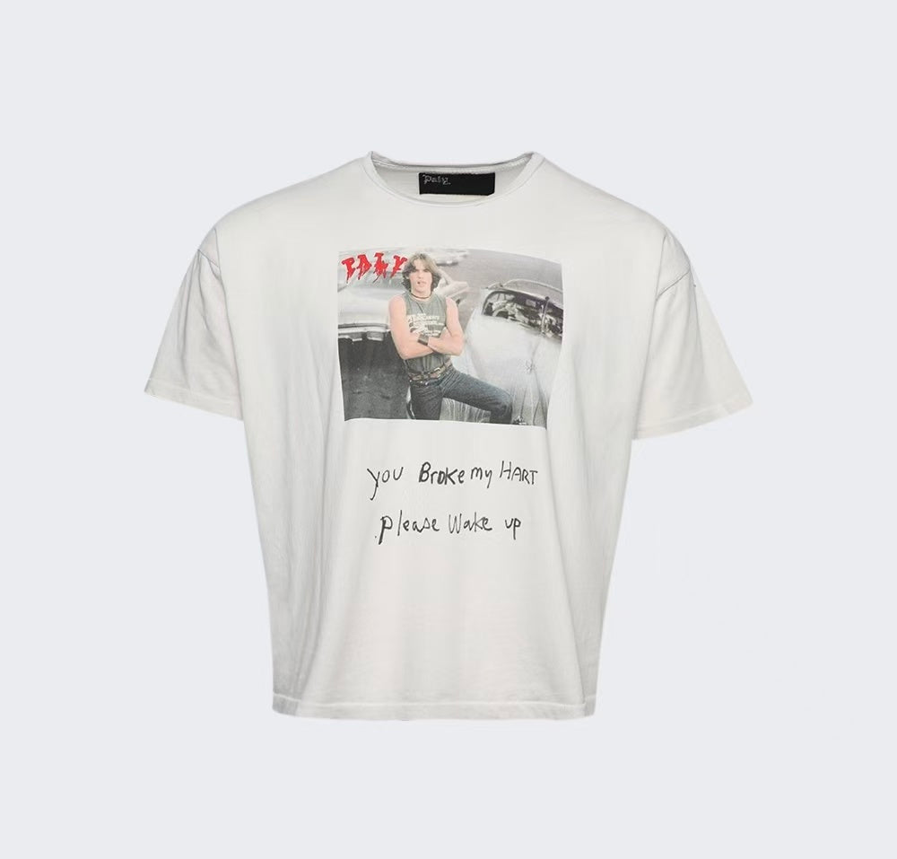 Paly Hollywood Artistic Photo Print T-Shirt