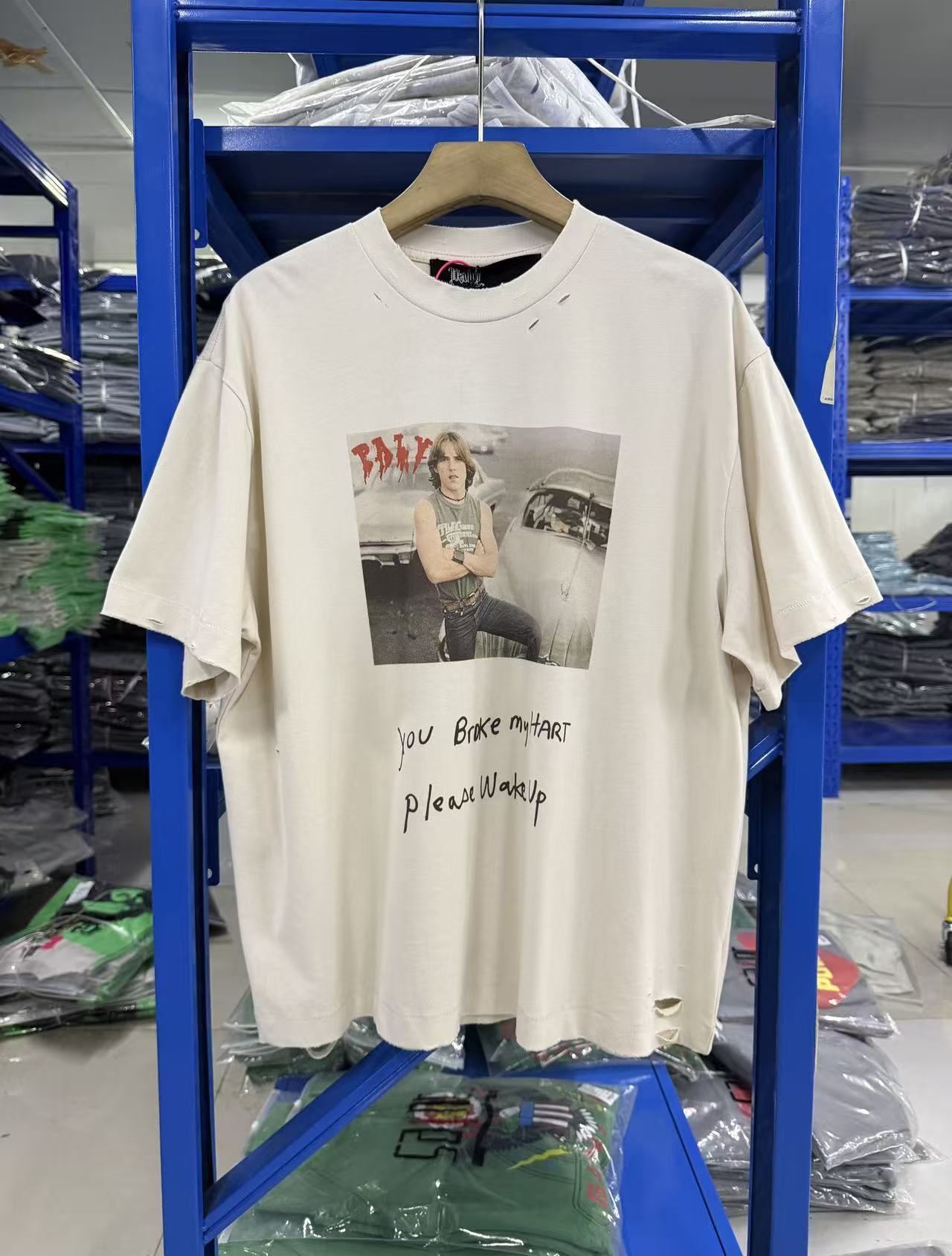 Paly Hollywood Artistic Photo Print T-Shirt