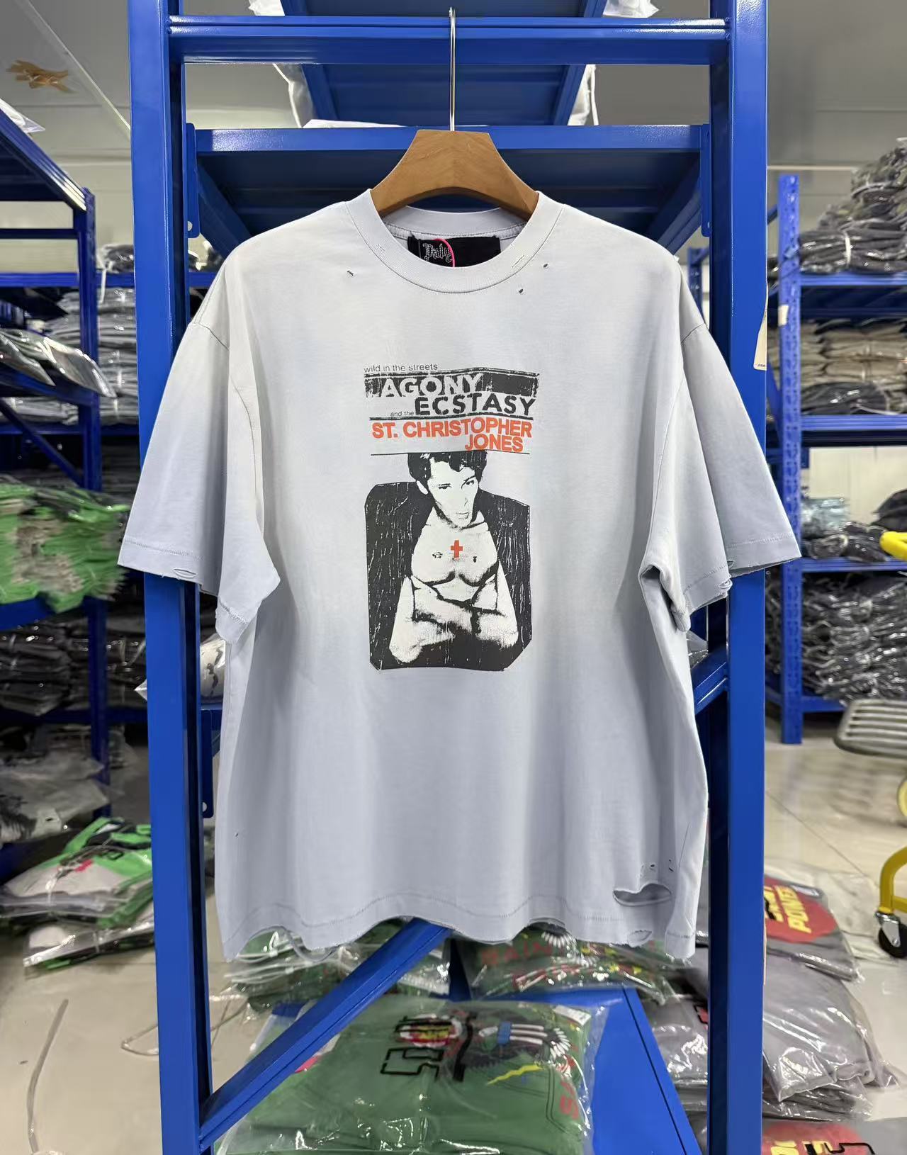 Paly Hollywood Two-Tone Washed Graphic T-Shirt