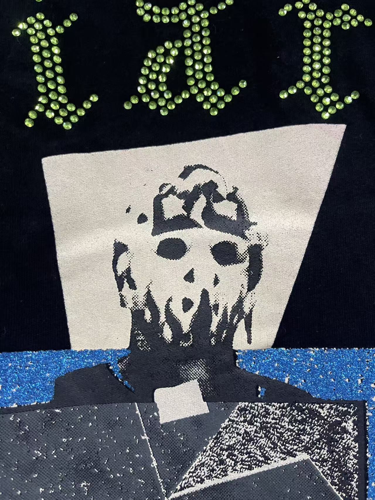 Paly Hollywood Gothic Graphic Print Washed T-Shirt