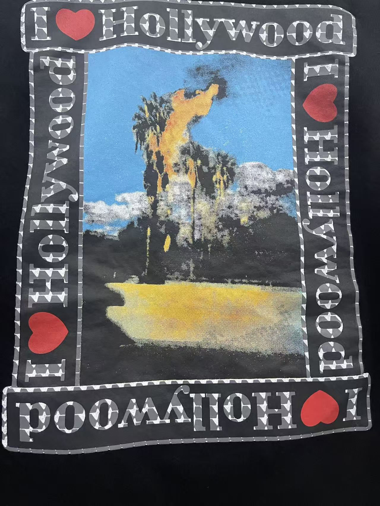 Paly Hollywood Framed Graphic Washed T-Shirt