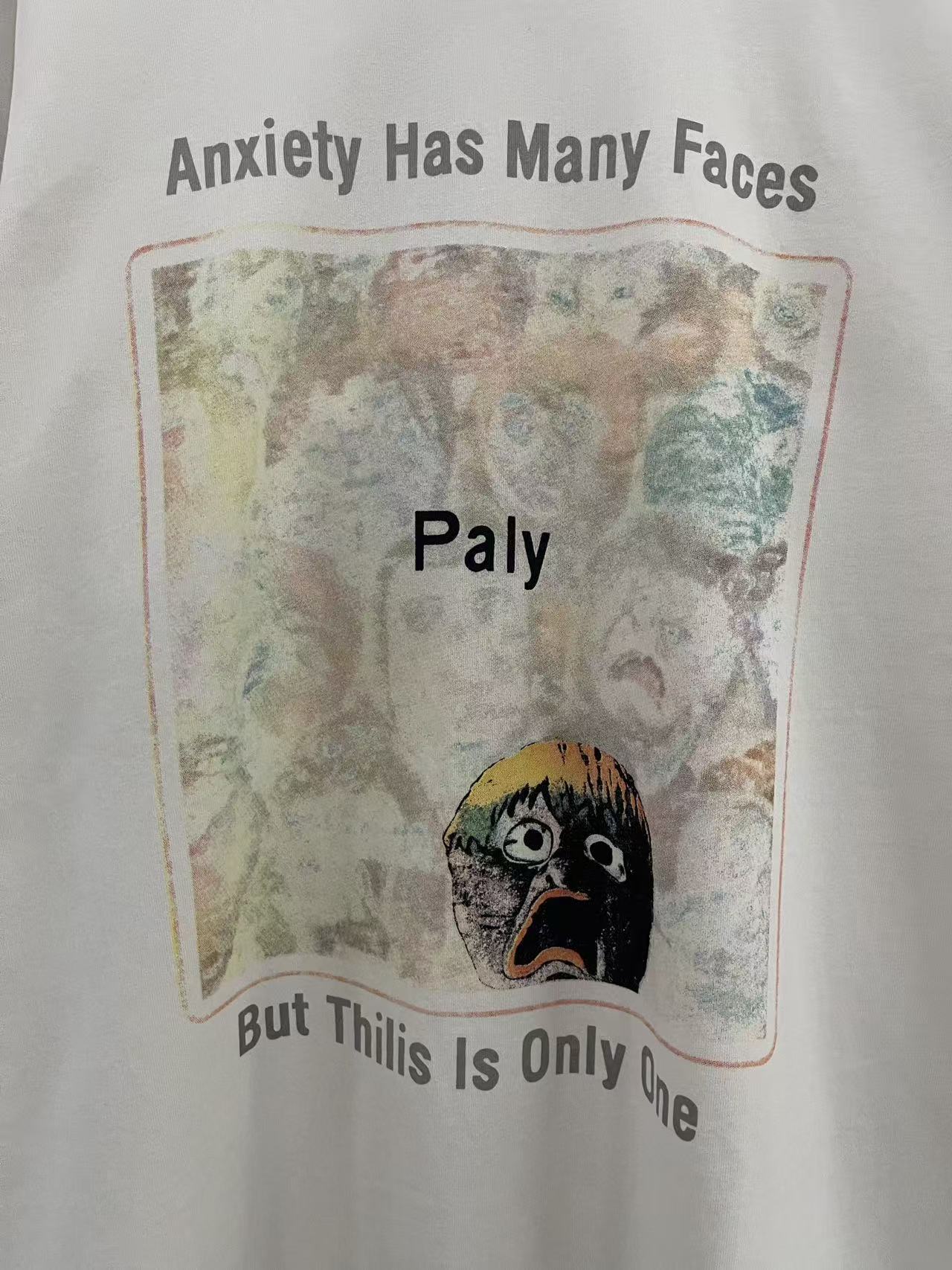 Paly Hollywood Minimal Graphic Casual T-Shirt