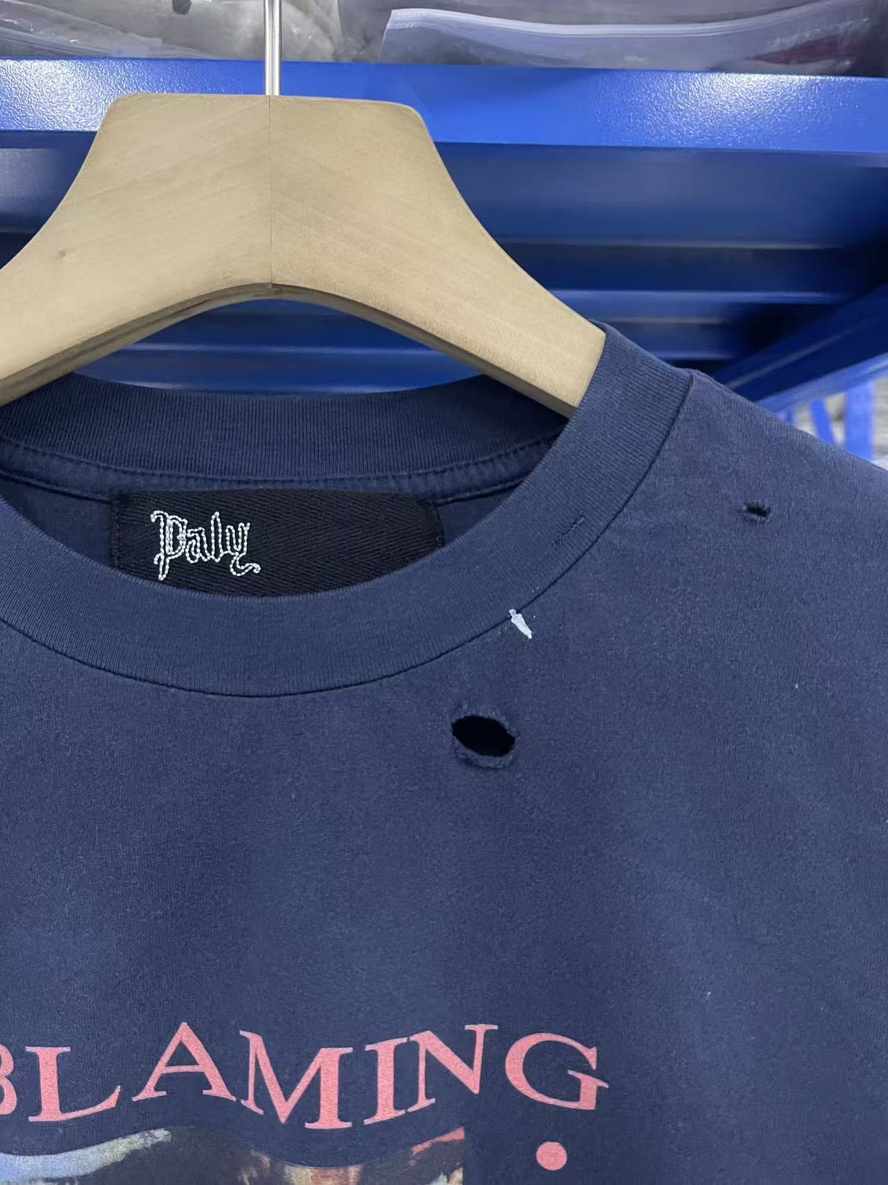 Paly Hollywood Distressed Washed T-Shirt