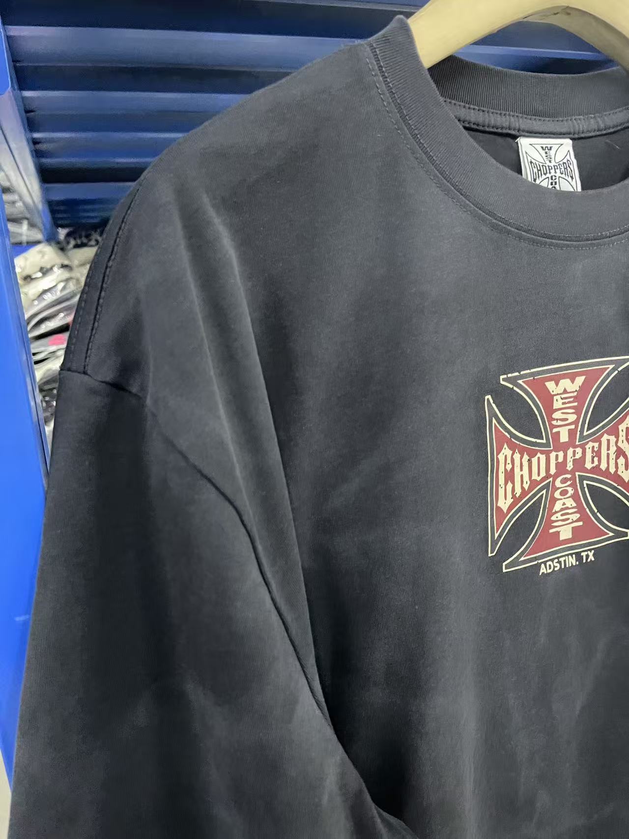 West Coast Choppers Cross Logo Graphic T-Shirt