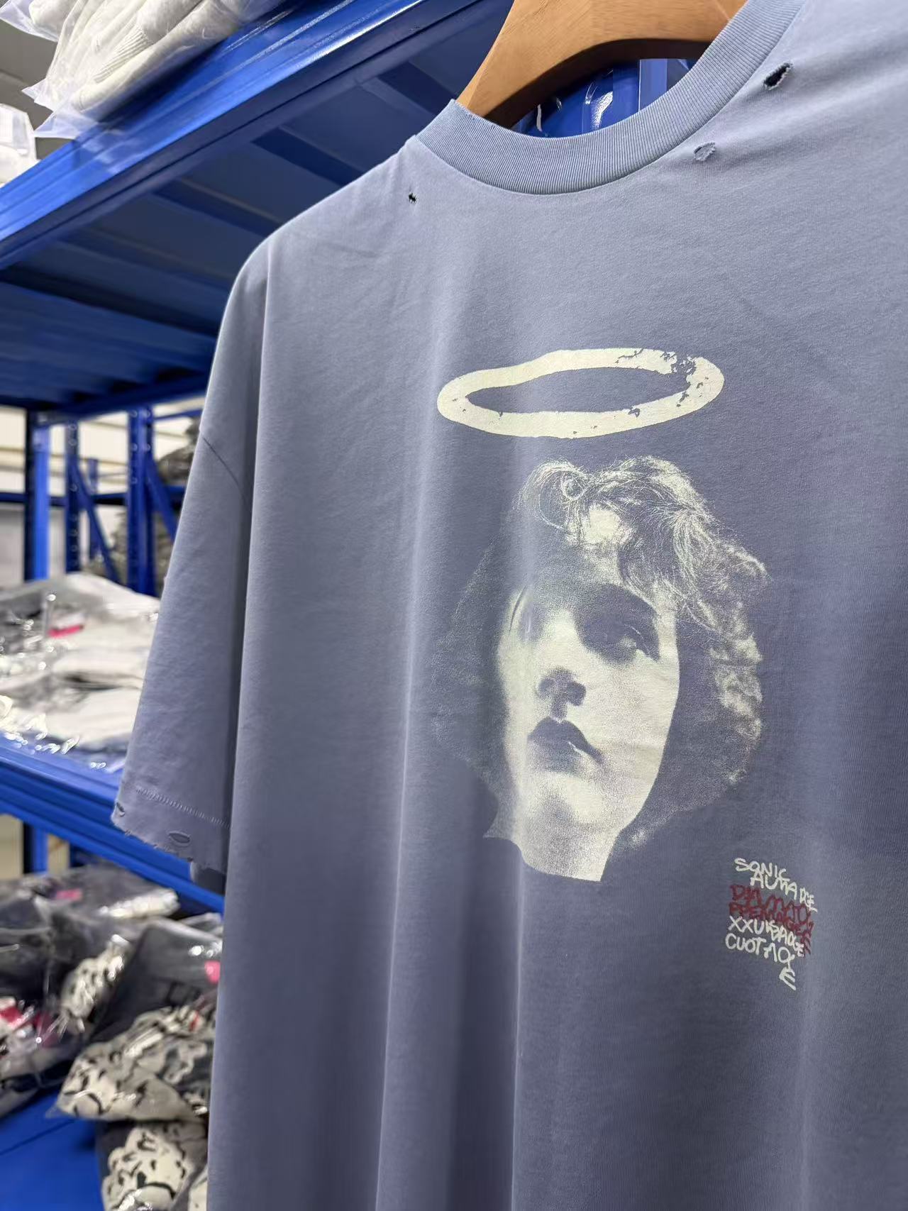 Paly Hollywood Minimal Logo Washed T-Shirt